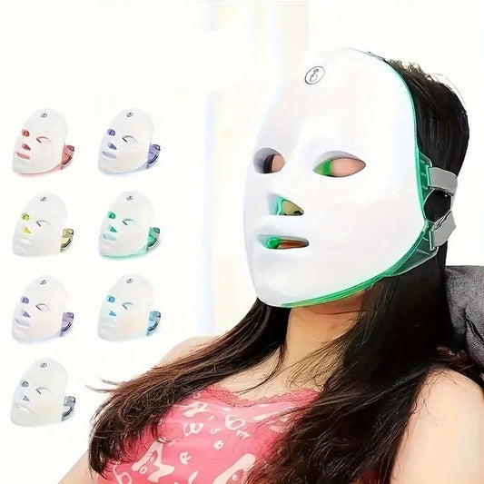 Masque de soin du visage par lumière LED