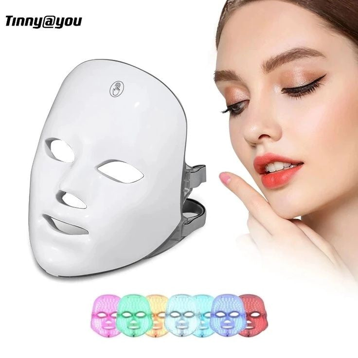 Masque de soin du visage par lumière LED