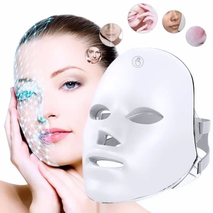 Masque de soin du visage par lumière LED