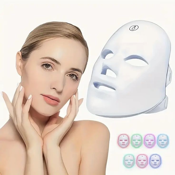 Masque de soin du visage par lumière LED